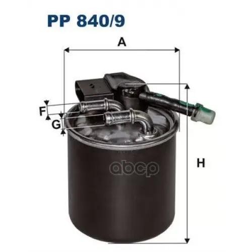 Фильтр Топл.mercedes Mot.om651 2008 => Filtron PP840/9