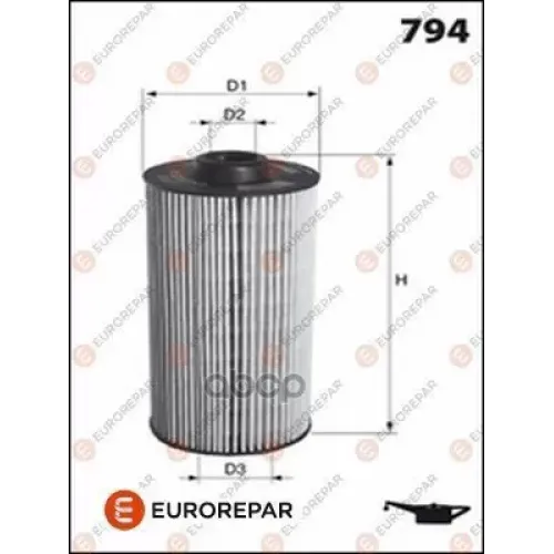 Фильтр Масляный Bmw F01/10/E70/71 2.5D-4.0D EUROREPAR 