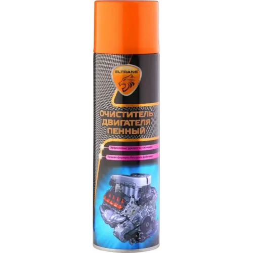 Eltrans Очиститель Двигателя Пенный (Аэрозоль) 0,65L ELTRANS 