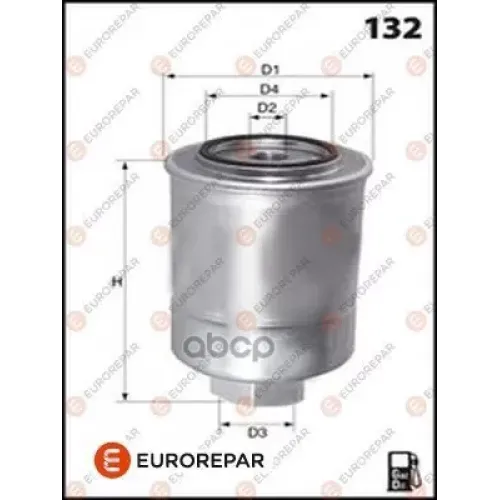 Фильтр Топливный Toyota/Mazda D/Td EUROREPAR 