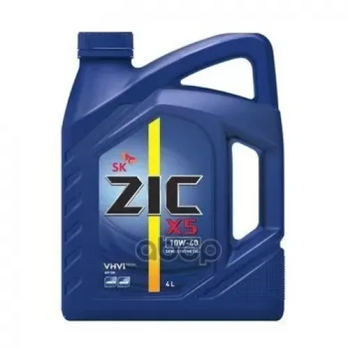 ZIC Масло Моторное 10W40 Zic X5 4Л Полусинтетика (Пластик)