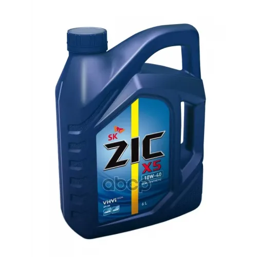ZIC Масло Моторное 10W40 Zic X5 6Л Полусинтетика (Пластик)
