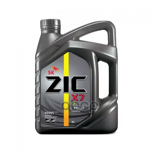 ZIC Масло Моторное 5W30 Zic X7 Ls 6Л Синтетика С3