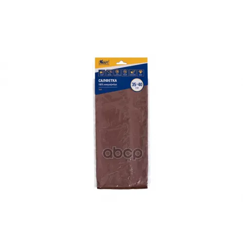 Салфетка Из Микрофибры Для Стекол (35*40 См) Kraft 