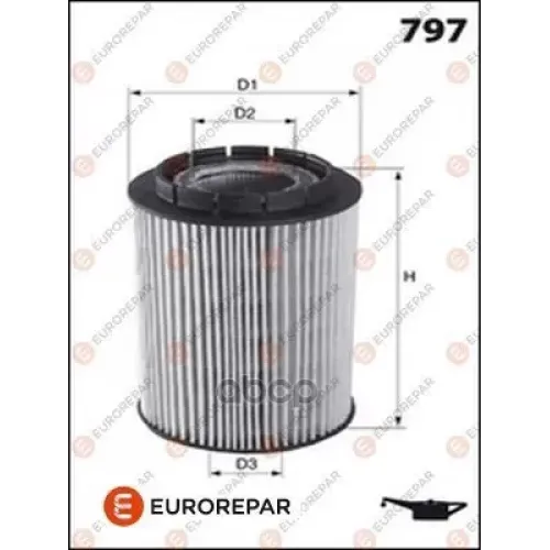 Фильтр Масляный Ford Mondeo Transit 2.0D-2.5D EUROREPAR 
