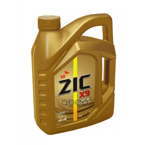 ZIC Масло Моторное 5W30 Zic X9 4Л Синтетика (Пластик)