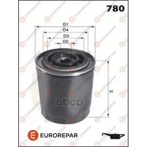 Фильтр Масляный Fiat Ducato/Citroen Jumper 2.4D-2.8D EUROREPAR 