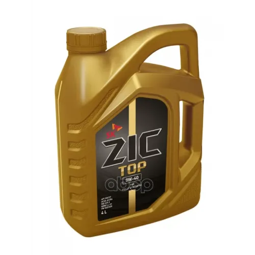 ZIC Масло Моторное 0W40 Zic Top 4Л Синтетика (Пластик)
