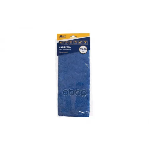 Салфетка Из Микрофибры С Сеткой Скрапер (35*40 См) Kraft 