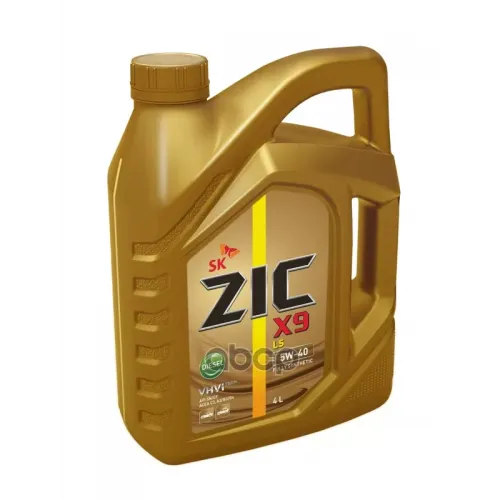 ZIC Масло Моторное 5W40 Zic X9 Ls 4Л Синтетика Diesel (Пластик)