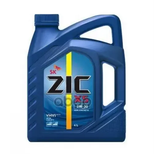 ZIC Масло Моторное 5W30 Zic X5 4Л Полусинтетика Gm Dexos 1 Gf-5