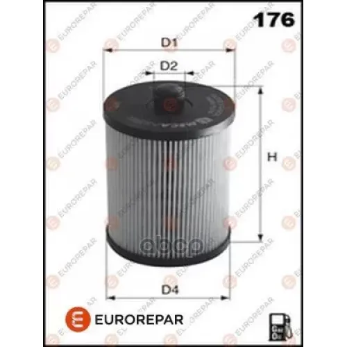 Фильтр Топливный Volvo S60/S80/V70/Xc70/Xc90 2.4 D -14 EUROREPAR 