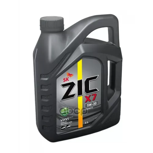 ZIC Масло Моторное 5W30 Zic X7 4Л Синтетика Diesel B3/B4/A3