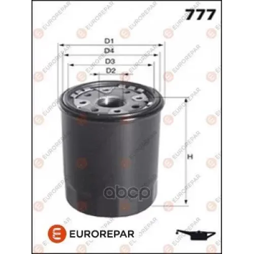 Фильтр Масляный Nissan Micra/Note/Primera/Sunny 1.0-2.0 EUROREPAR 