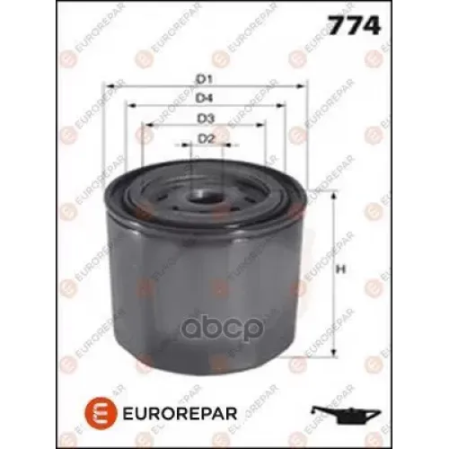 Фильтр Масляный Jeep/Chrysler/Dodge EUROREPAR 