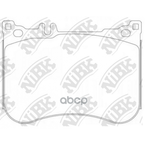 Колодки Тормозные Mb W222 13- 2.2-4.7 Перед. NiBK 
