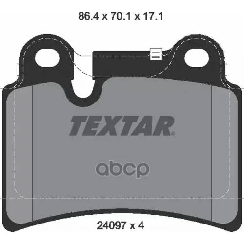 Колодки Тормозные Textar 