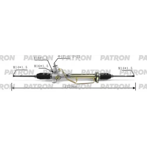 Рейка Рулевая Vw Passat 88- PATRON 