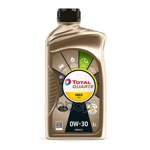 TotalEnergies Масло Моторное 0W30 Total 1Л Синтетика Quartz Ineo First