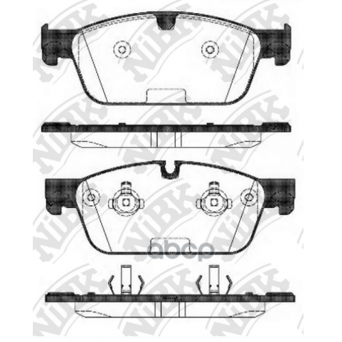 Колодки Пер. Mercedes X166 06=> NiBK 