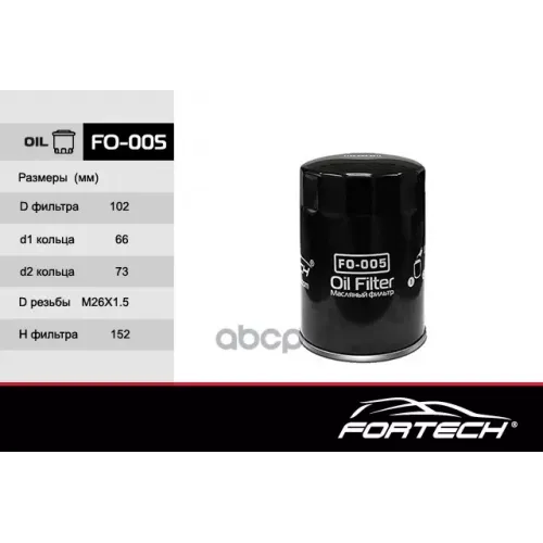 Фильтр Масл.mitsubishi Pajero 2.8/3.2Td 94-> Fortech 