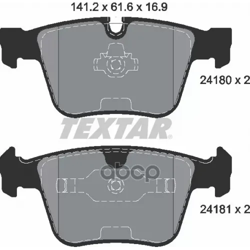 Колодки Зад.mercedesm-Class W164 Ml63 Amg 4-Matic 06=> Textar 