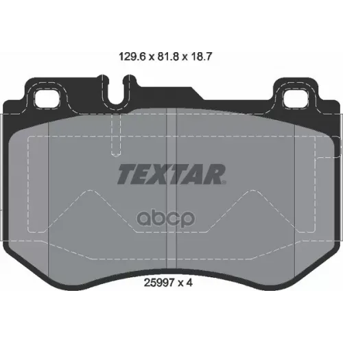 Колодки Тормозные Mb W205 13- Перед. Textar 