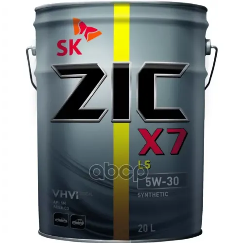 ZIC Масло Моторное 5W30 Zic X7 Ls 20Л Синтетика С3