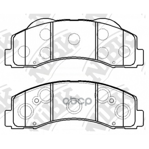 Колодки Тормозные Ford 150 17- Передние NiBK 