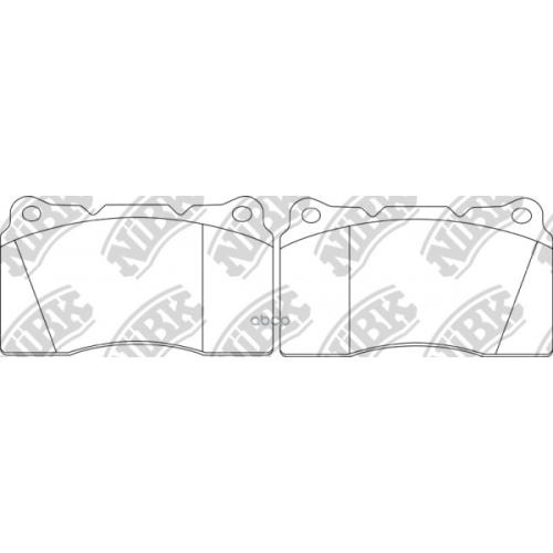 Колодки Торм. Performance Mitsubishi Lancer Evo/Subaru Impreza/Opel Insignia Пер NiBK 