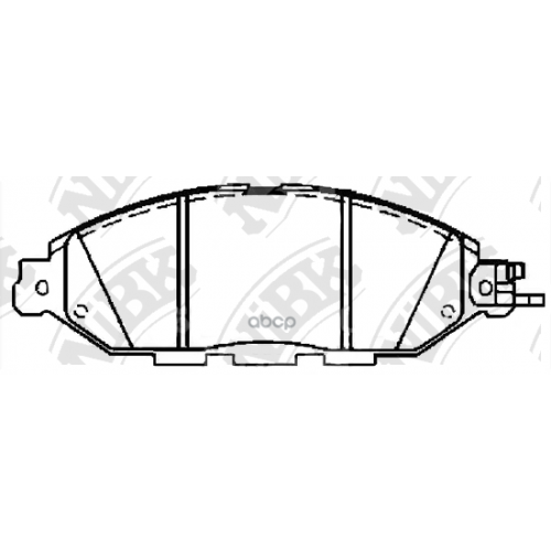 Колодки Тормозные Nissan Pathfinder 14-/Infiniti Qx60 12- Передние NiBK 