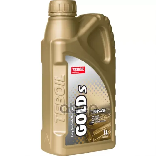 Teboil 5W-40 Gold S A3/B4 Sn/Cf 1Л (Синт. Мотор. Масло)