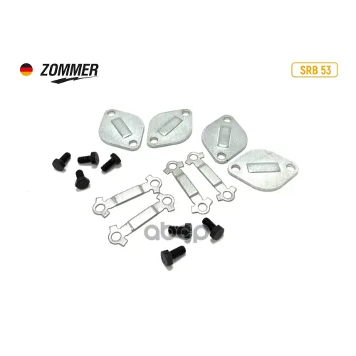 Крепежный Комплект Газ 53/66/3307/3308/Паз 3205/Урал 4320 (Пластины/Крышки/Болты) Zommer 
