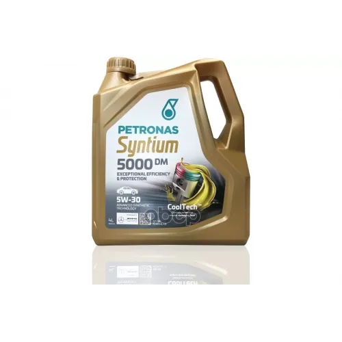PETRONAS Syntium 5000 Dm 5W30 4L Масло Моторное // Api Sn, Acea C3/C2 Mb 229.5