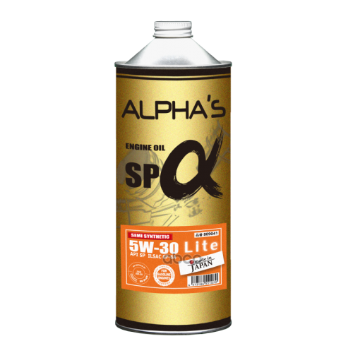 ALPHA&rsquo;S Масло Моторное 5W-30 1Л Sp Lite (Полусинтетика)