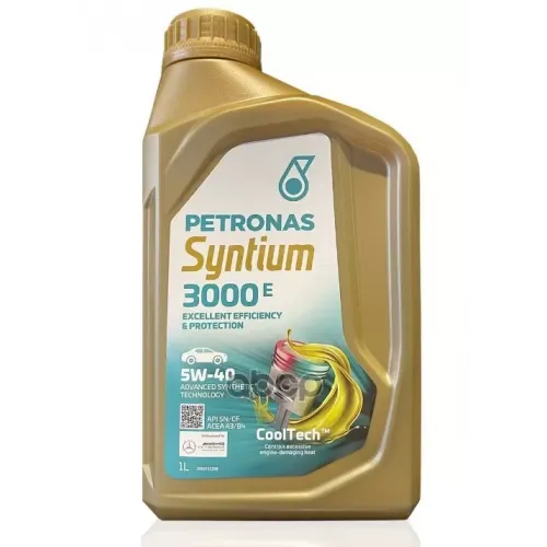 PETRONAS Моторное Масло Petronas Syntium 3000 E 5W-40 1L