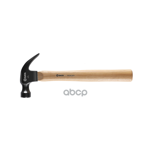  Молоток С Гвоздодером Деревянная Рукоятка 450 Гр. Sata SATA 