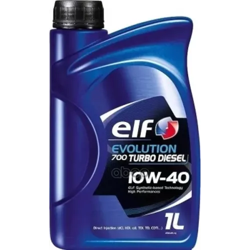 Масло Моторное 10W40 Elf 1Л Полусинтетика Evolutoin 700 Sti Для Диз. Двиг. ELF 
