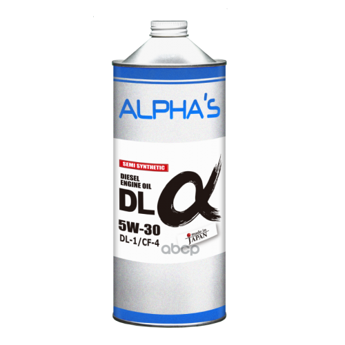 ALPHA&rsquo;S Масло Моторное 5W-30 1Л Dl-1/Cf-4 (Полусинтетика)