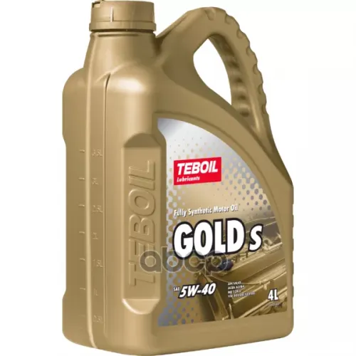 Teboil 5W-40 Gold S A3/B4 Sn/Cf 4Л (Синт. Мотор. Масло)