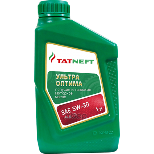 TATNEFT Масло Моторное Полусинтетическое Татнефть Ультра-Оптима Sae 5W-30 Канистра 1 Л