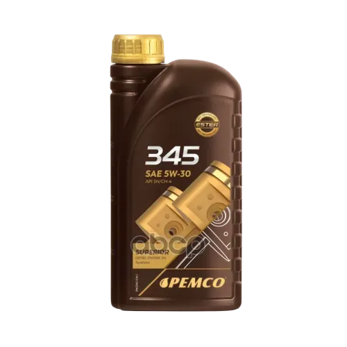 PEMCO 5W-30 Sn/Ch-4, C2/C3, 1Л (Синт. Мотор. Масло)