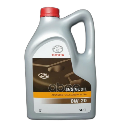 TOYOTA Масло Моторное 0W20 Toyota 5Л Синтетика Afe Extra Sn Plus Ilsac Gf-5