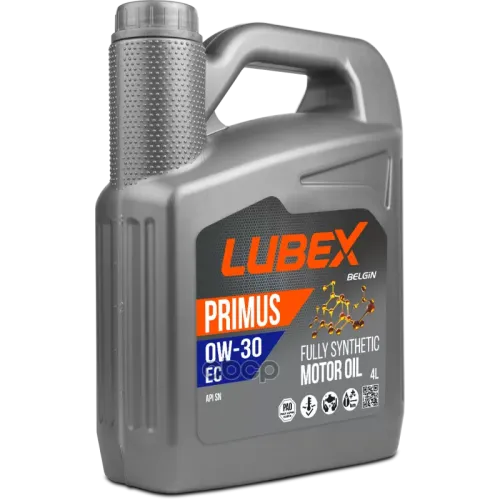 LUBEX L034-1547-0404 Lubex Синт. Мот.масло Primus Ec 0W-30 (4Л)