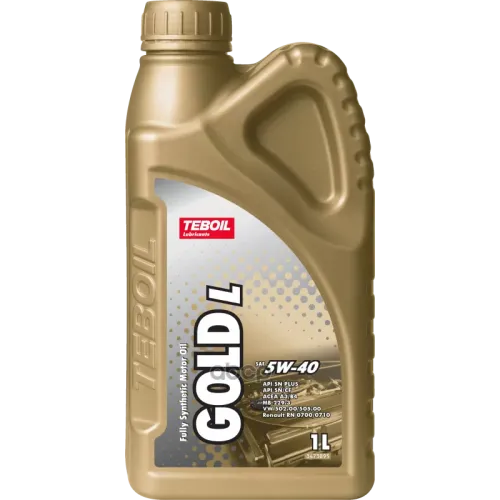Teboil Teboil Gold L 5W-40 A3/B4 Sn/Cf Масло Моторное Синтетическое (1L)