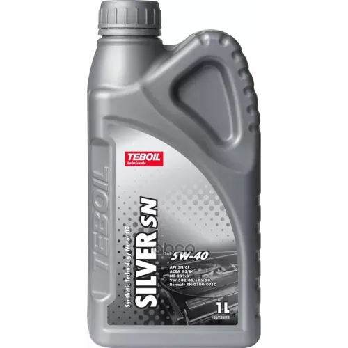 Teboil Teboil Silver Sn 5W-40 A3/B4 Sn/Cf Масло Моторное Синтетическое (1L)