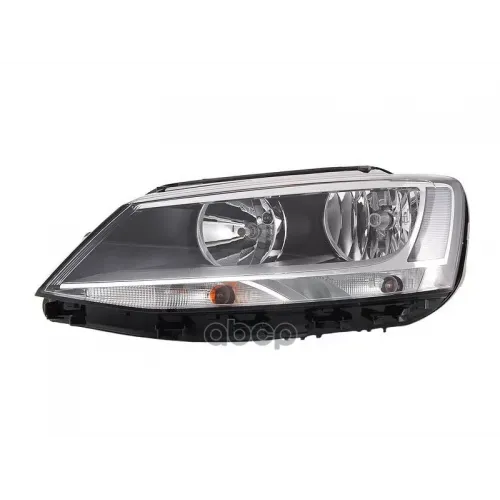 Фара Vw Jetta 11- Черн. Лев. Depo 