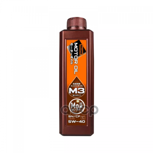 Масло Моторное 5W-40 Sn/Cf/A3/B4 (Универсальное, Полусинтетика) 1Л Masuma M-3012E