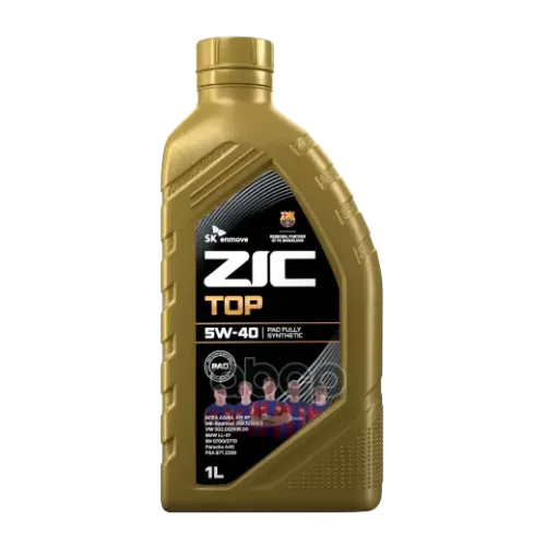 ZIC Масло Моторное 5W40 Zic Top 1Л Синтетика Api Sp Acea A3/B4 Vw 502.00/505.00