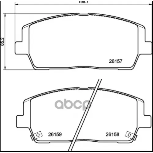 Колодки Тормозные Hyundai/Kia Santa Fe/Sorento 18- Передние Brembo 